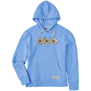 Women's 3 Sunflowers Simply True Fleece Hoodie Life is Good