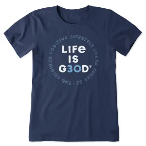 Women's 30 LIG Short Sleeve Crusher Tee Life is Good