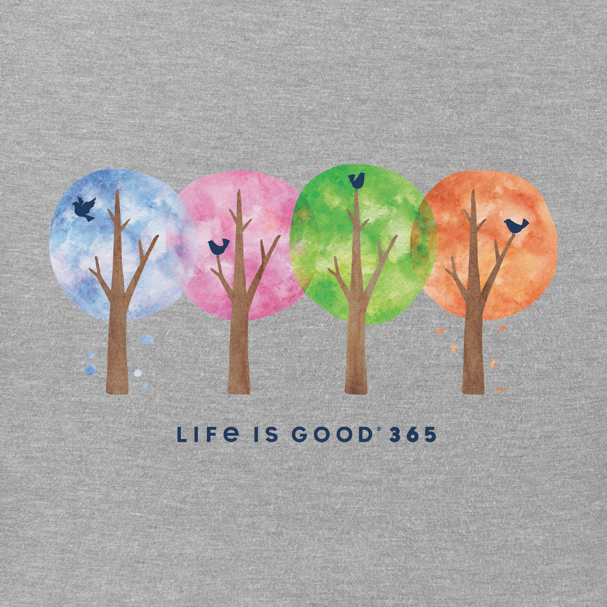 Women's 4 Season Trees Short Sleeve Crusher Tee Life is Good