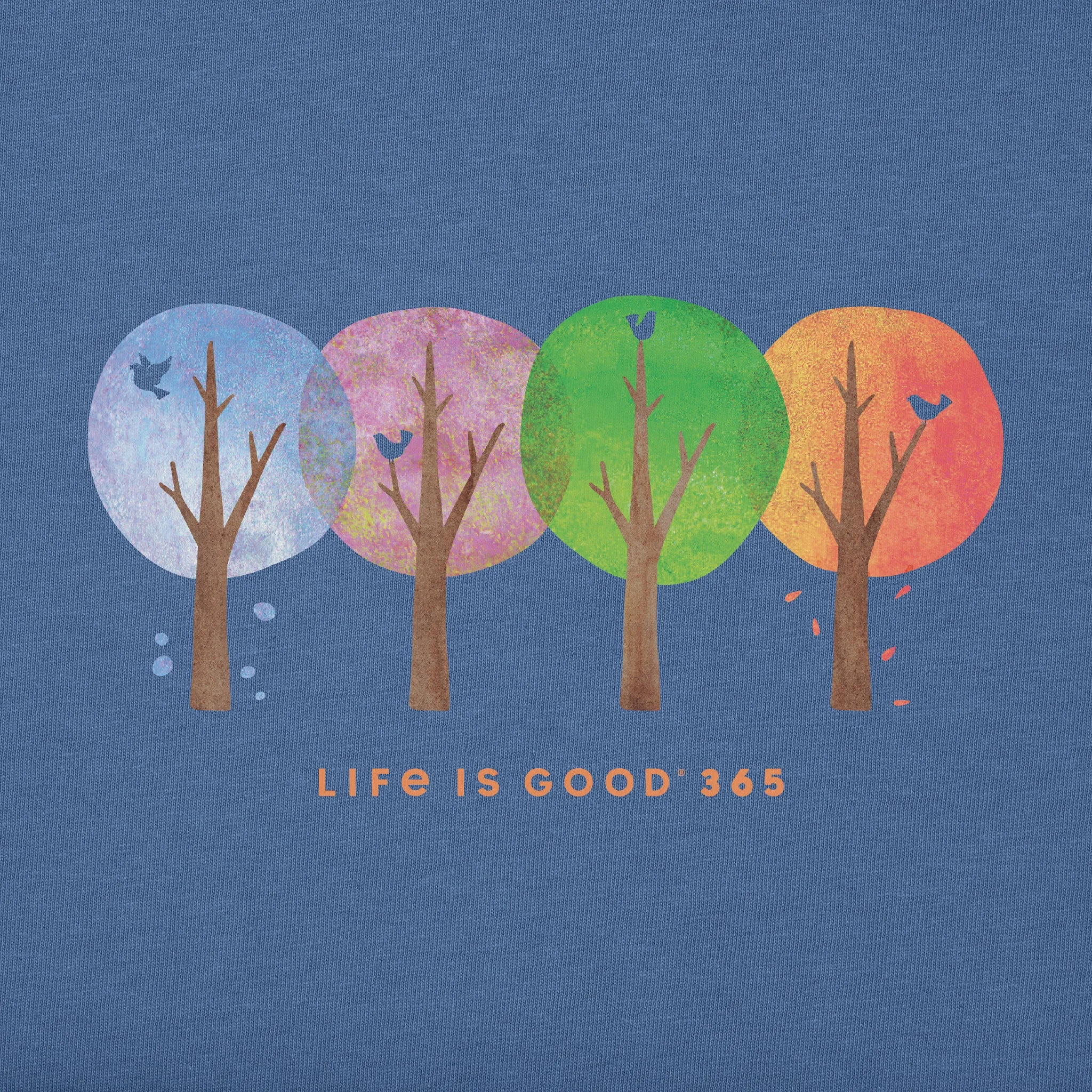 Women's 4 Season Trees Short Sleeve Crusher Tee Life is Good