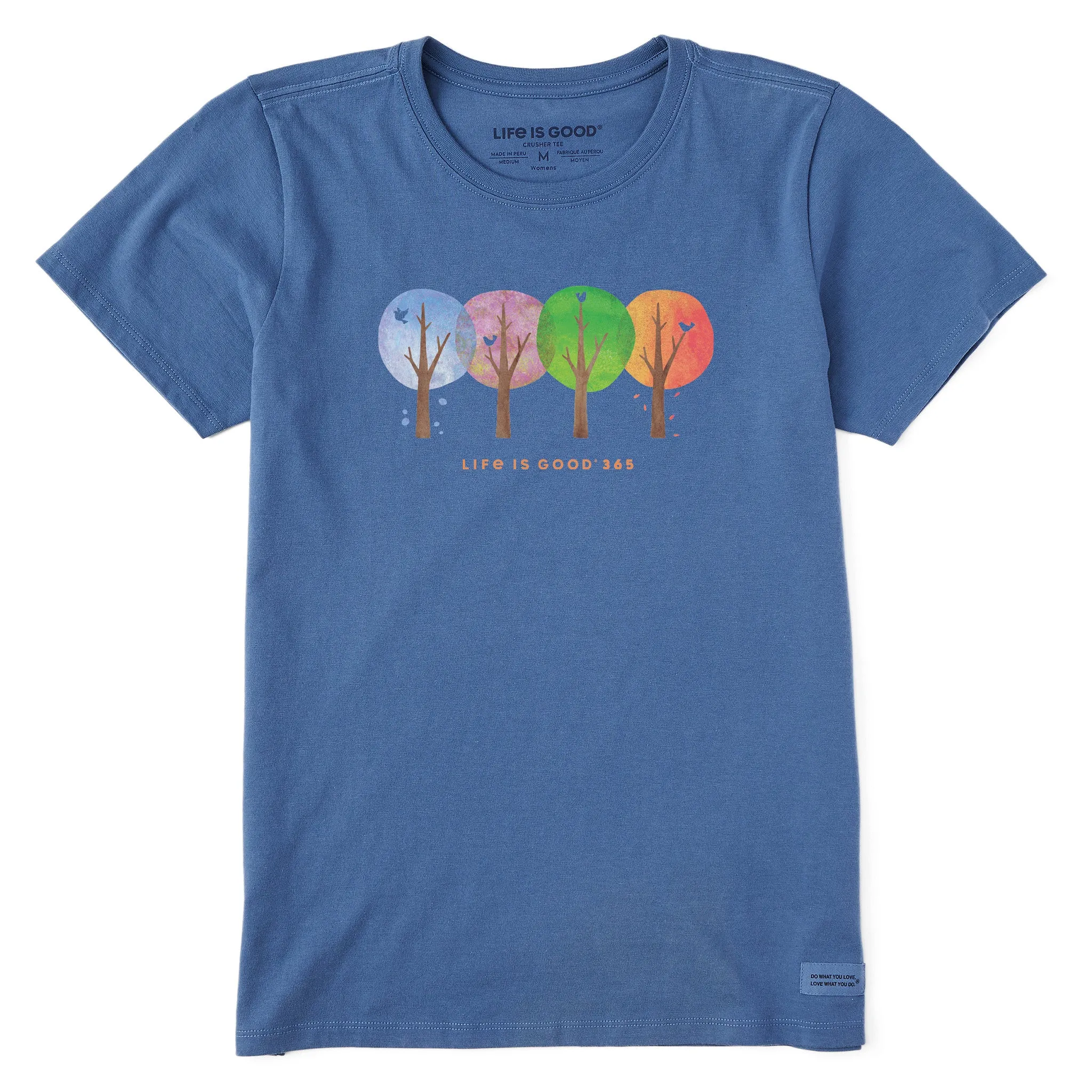 Women's 4 Season Trees Short Sleeve Crusher Tee Life is Good