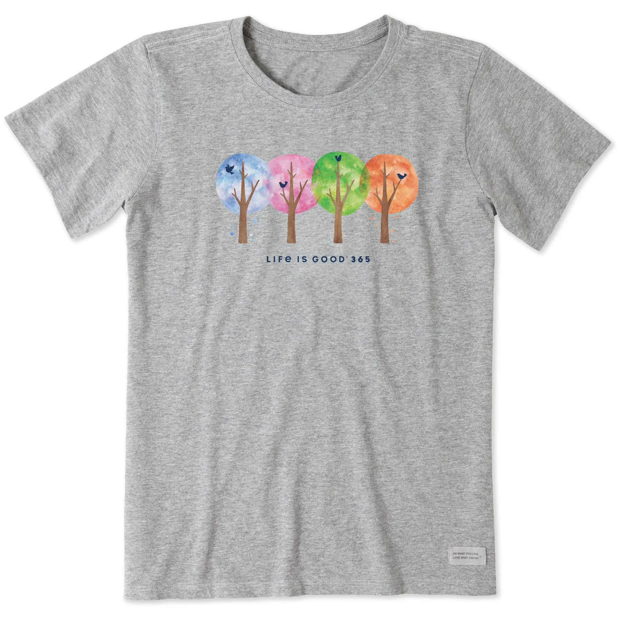 Women's 4 Season Trees Short Sleeve Crusher Tee Life is Good