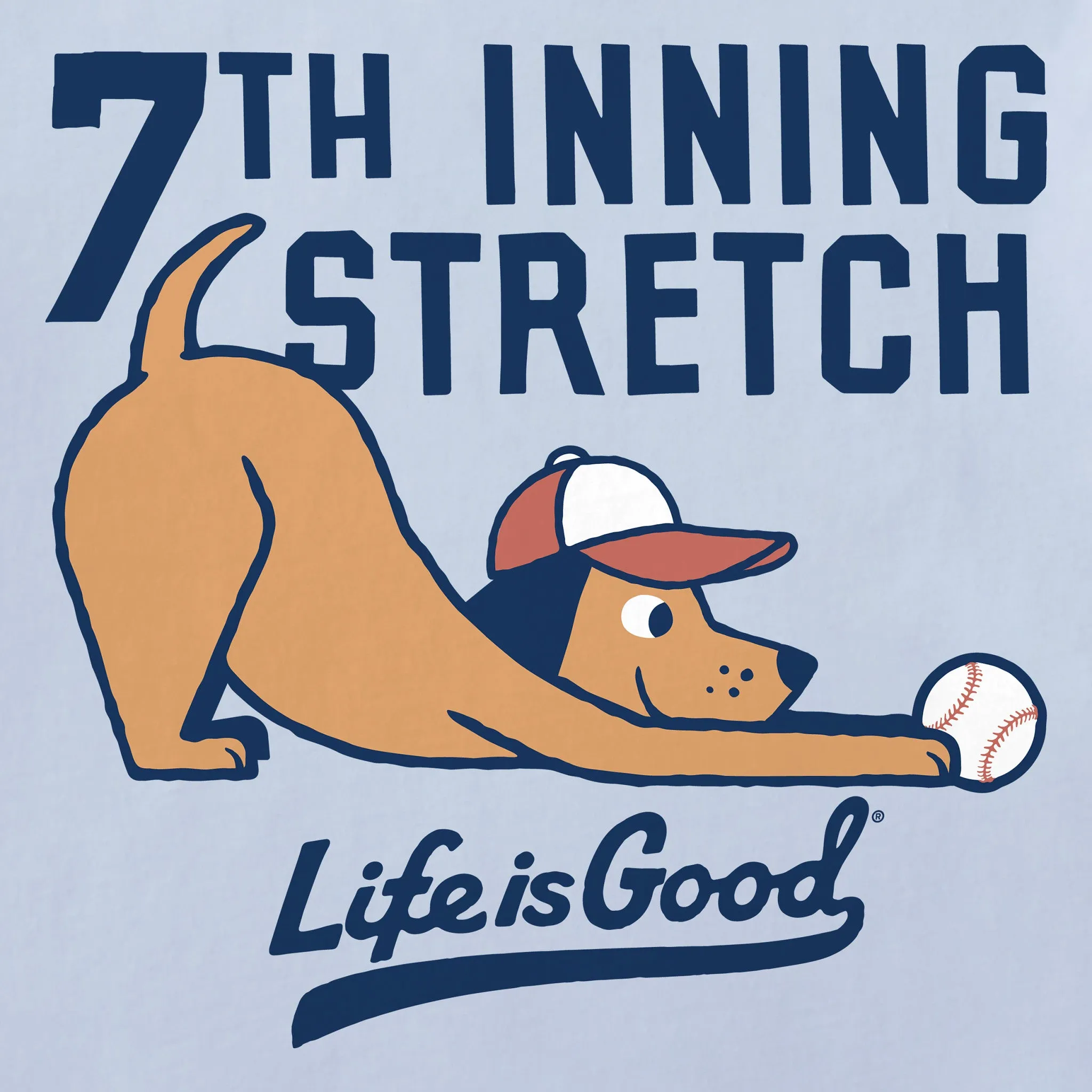 Women's 7th Inning Stretch Short Sleeve Crusher Tee Life is Good