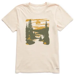 Women's A River Runs Through It Short Sleeve Crusher Tee Life is Good
