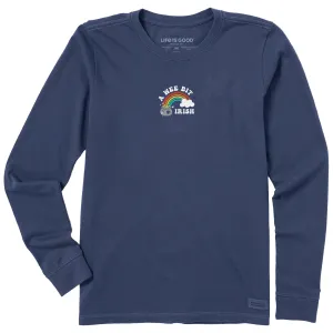Women's A Wee Bit Irish Long Sleeve Crusher Tee Life is Good