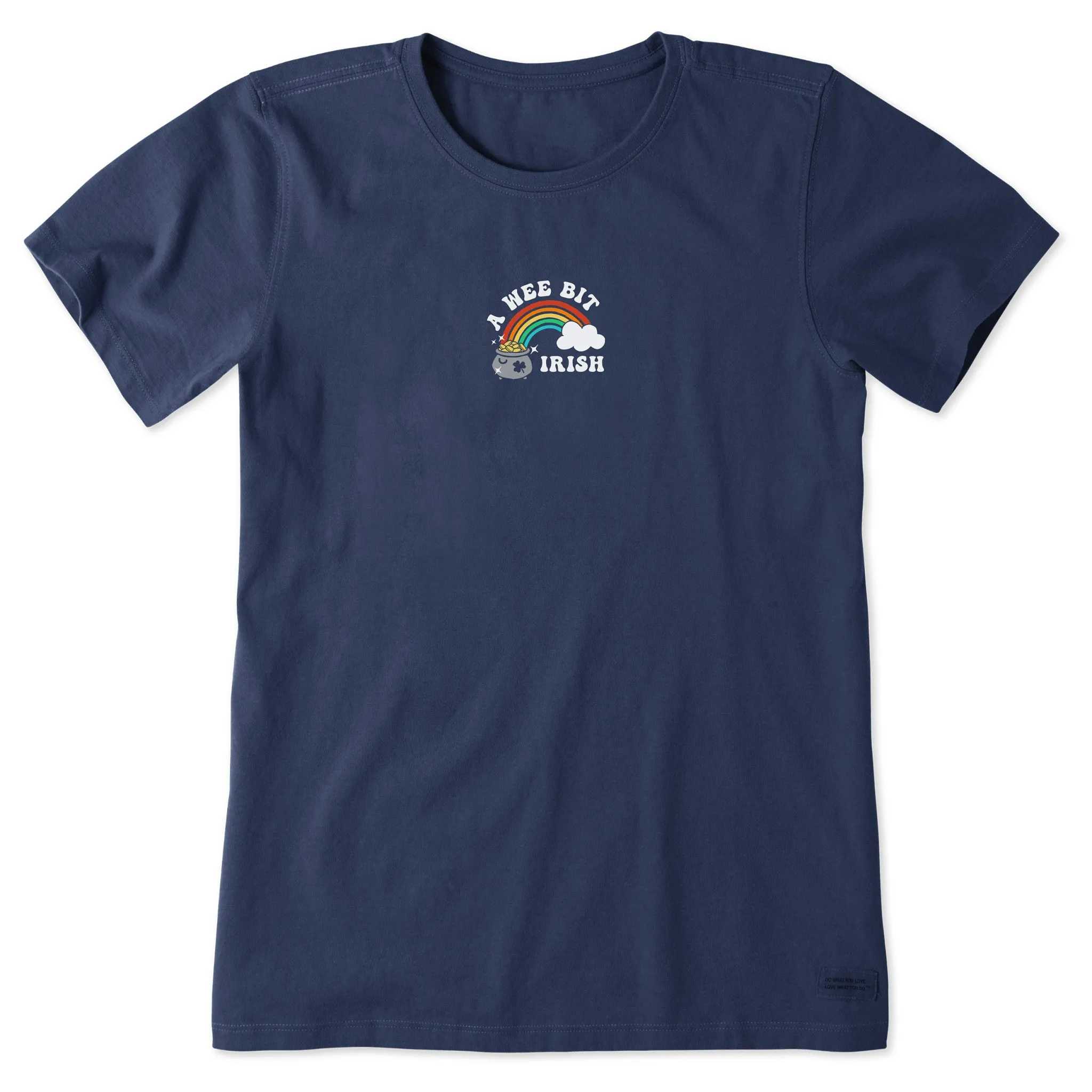Women's A Wee Bit Irish Short Sleeve Crusher Tee Life is Good