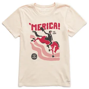 Women's Abemerica Short Sleeve Tee Life is Good