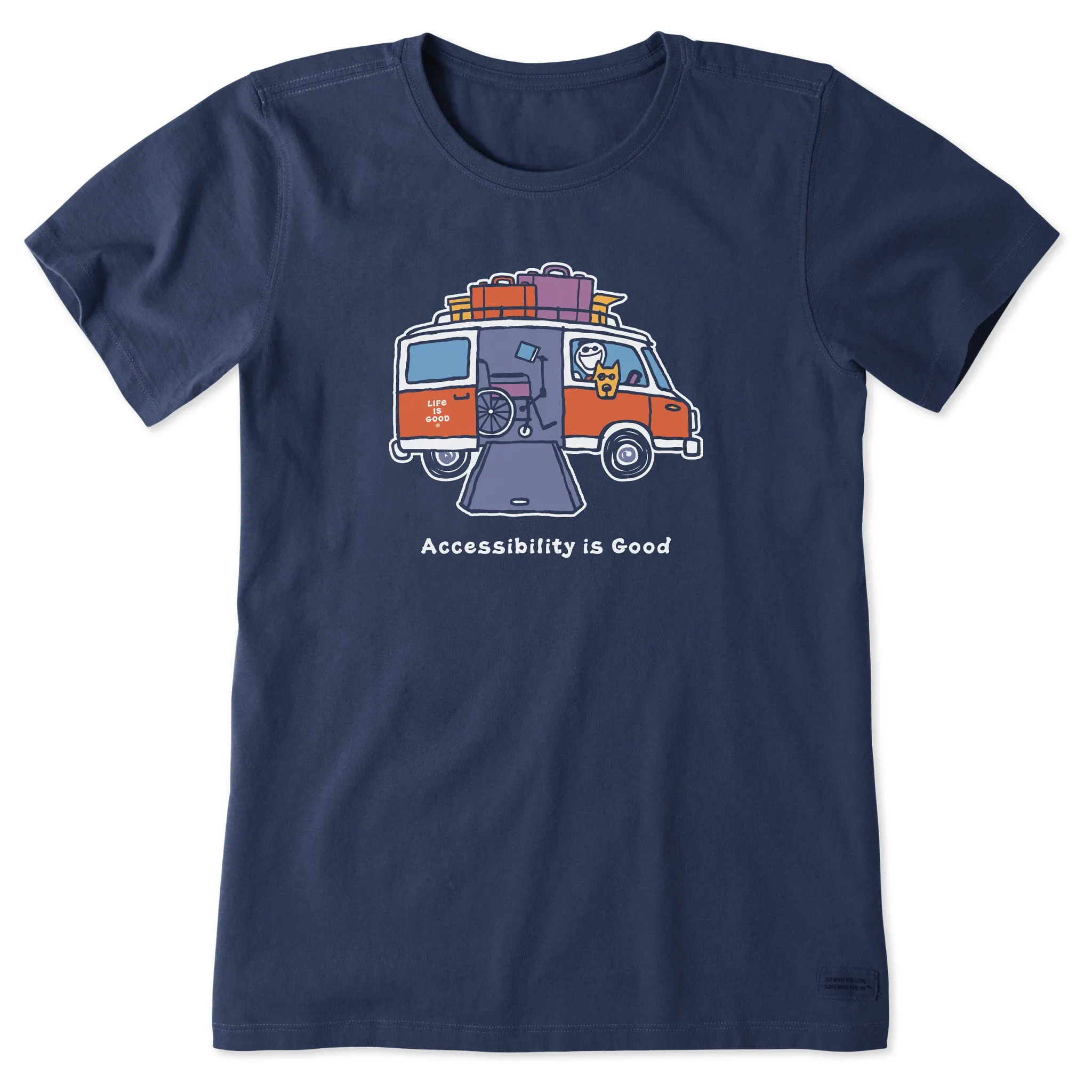Women's Accessibility is Good Short Sleeve Tee Life is Good