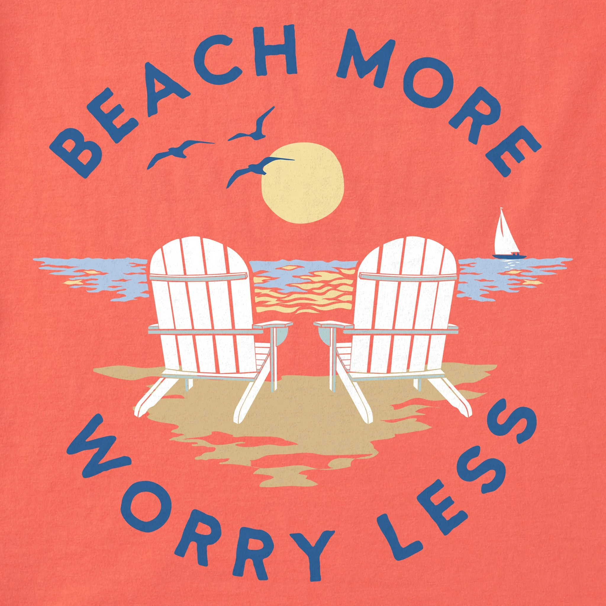Women's Adirondack Beach More Short Sleeve Crusher Tee Life is Good