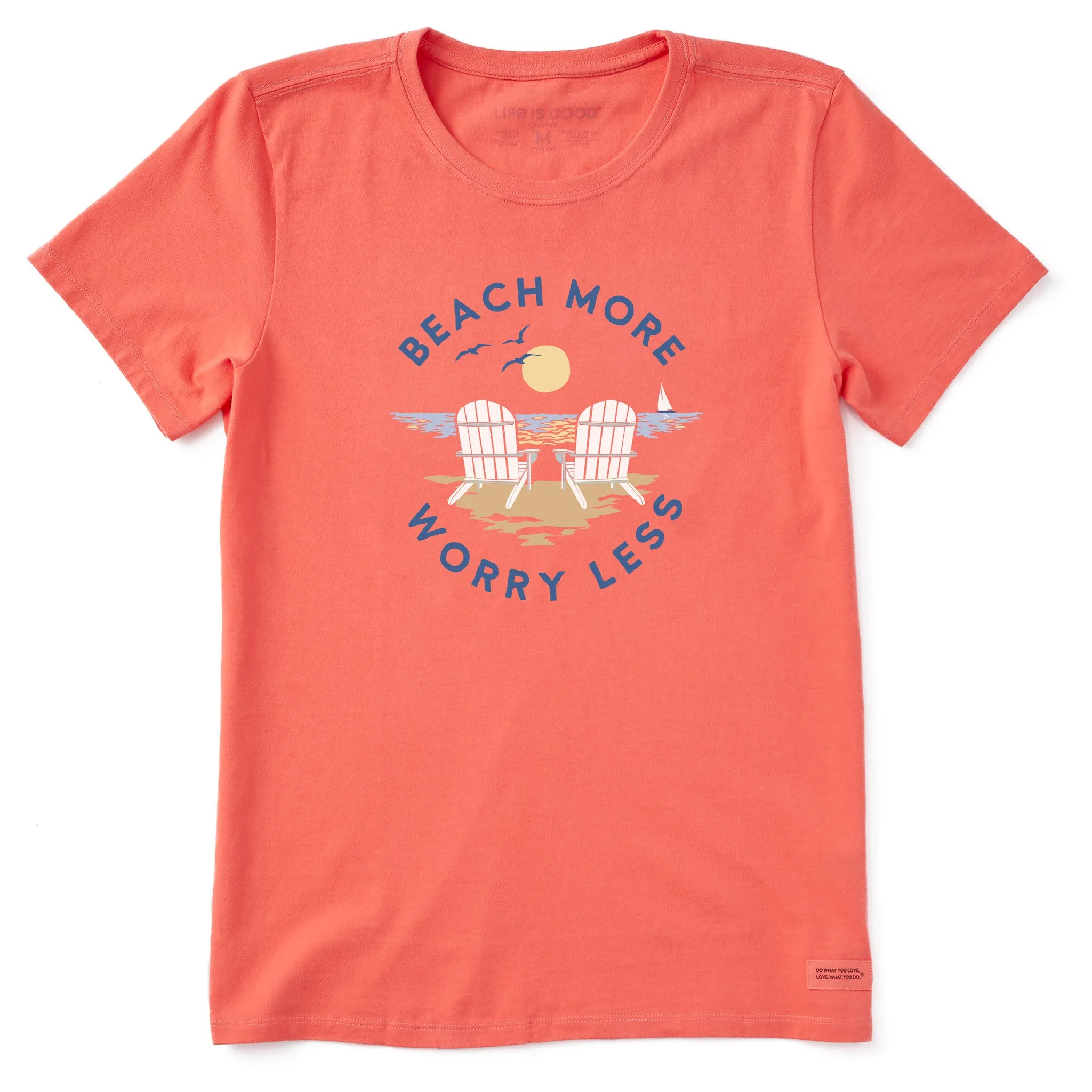 Women's Adirondack Beach More Short Sleeve Crusher Tee Life is Good