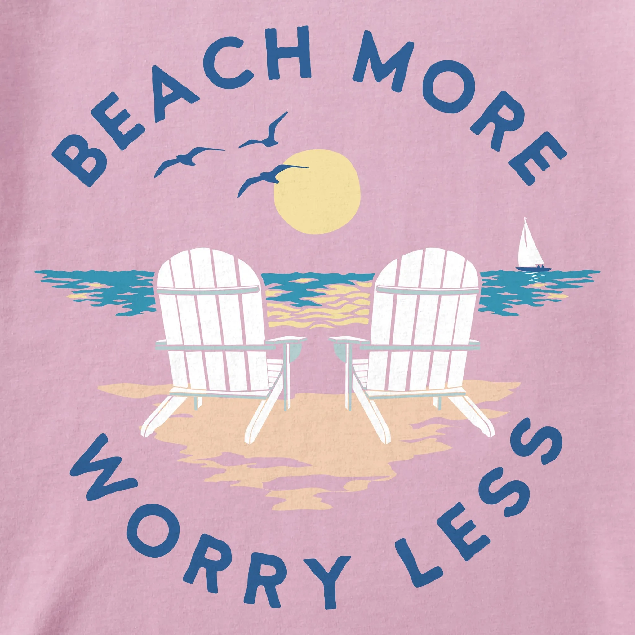 Women's Adirondack Beach More Short Sleeve Crusher Tee Life is Good