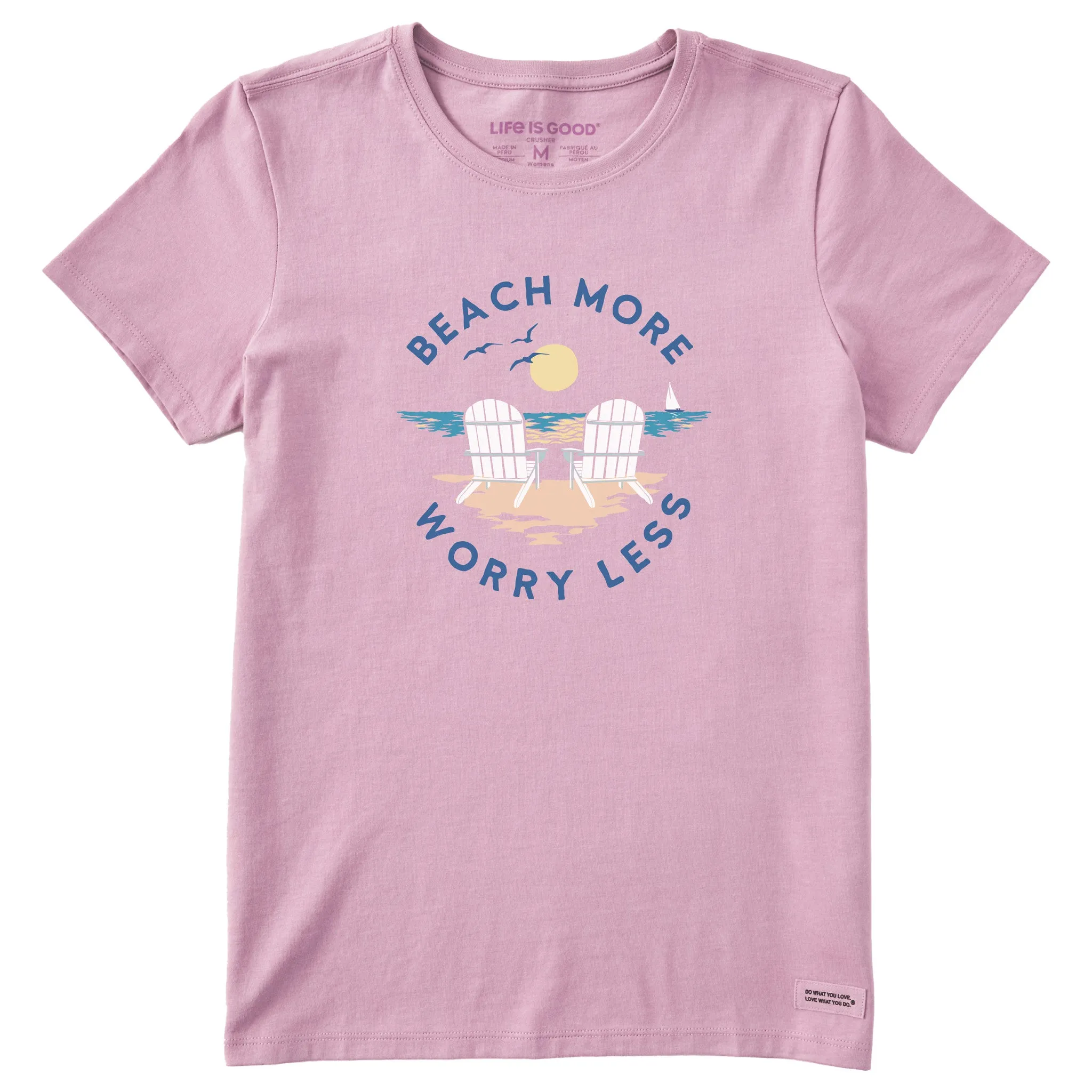 Women's Adirondack Beach More Short Sleeve Crusher Tee Life is Good