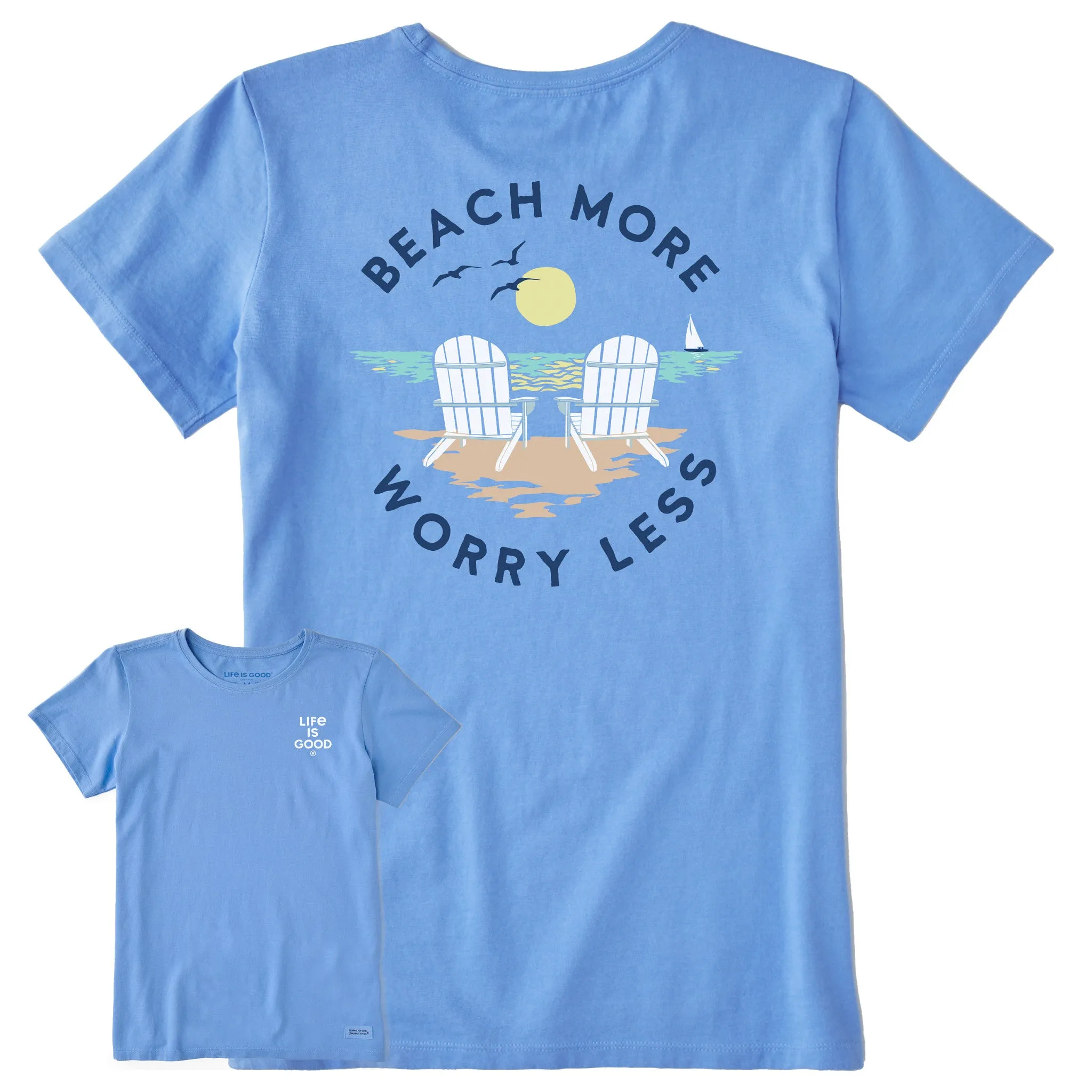 Women's Adirondack Beach More Short Sleeve Tee Life is Good