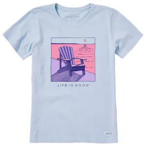Women's Adirondack Sunset Short Sleeve Crusher Tee Life is Good