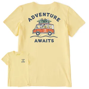 Women's Adventure Awaits Van Short Sleeve Tee Life is Good