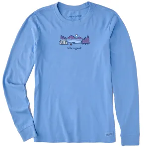 Women's Airstream Lakeside Long Sleeve Crusher Tee Life is Good