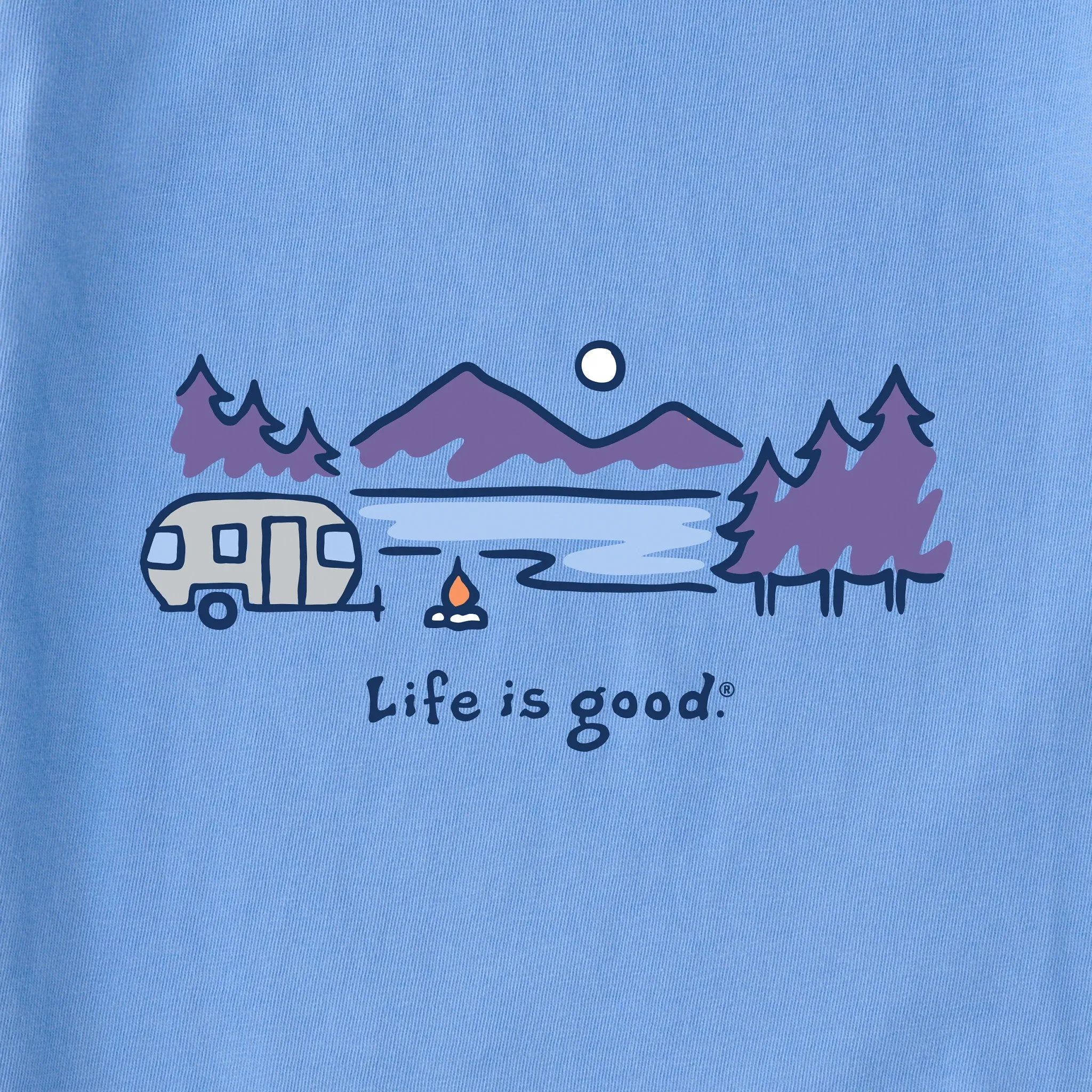 Women's Airstream Lakeside Long Sleeve Crusher Tee Life is Good