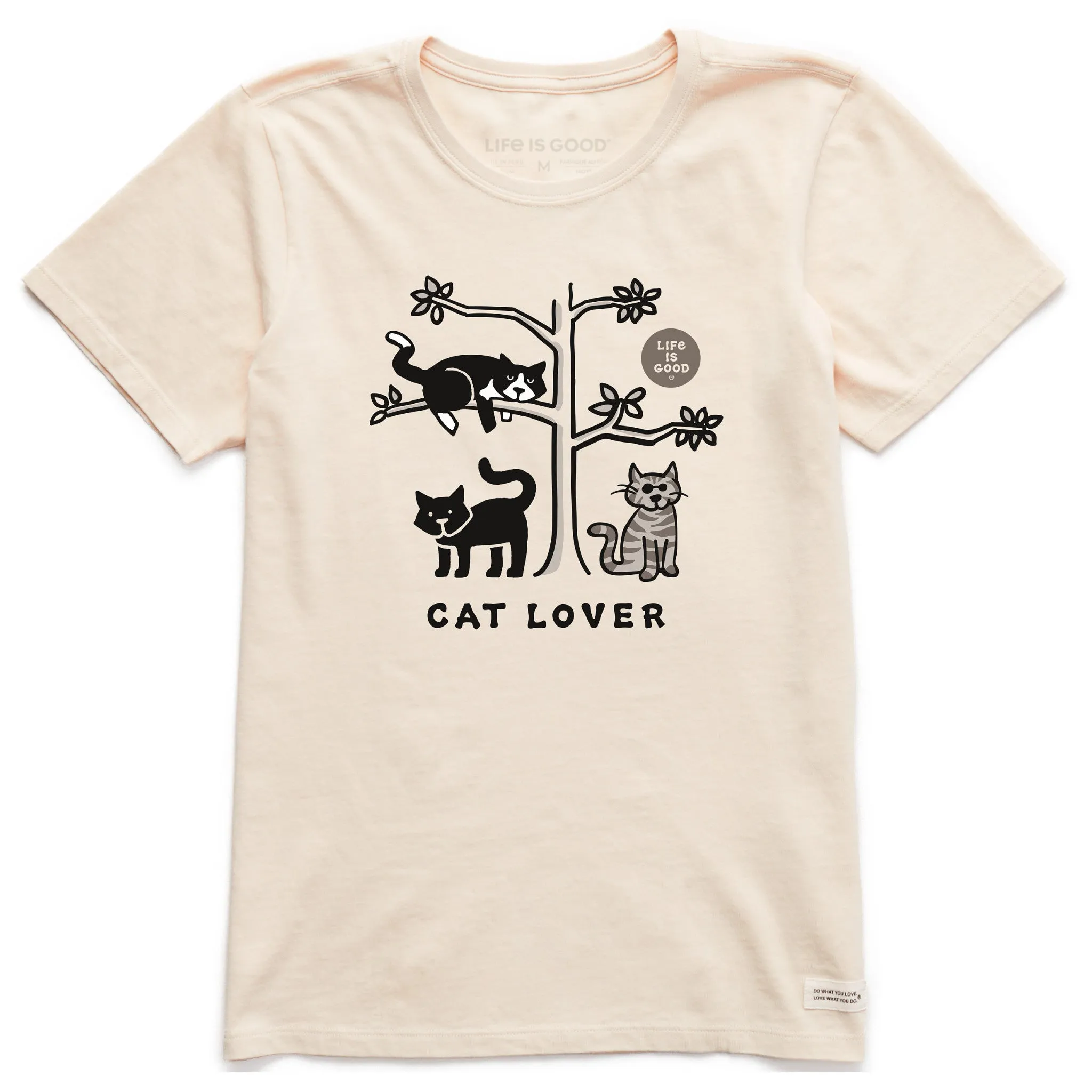 Women's Al Cat Lover Short Sleeve Crusher Tee Life is Good