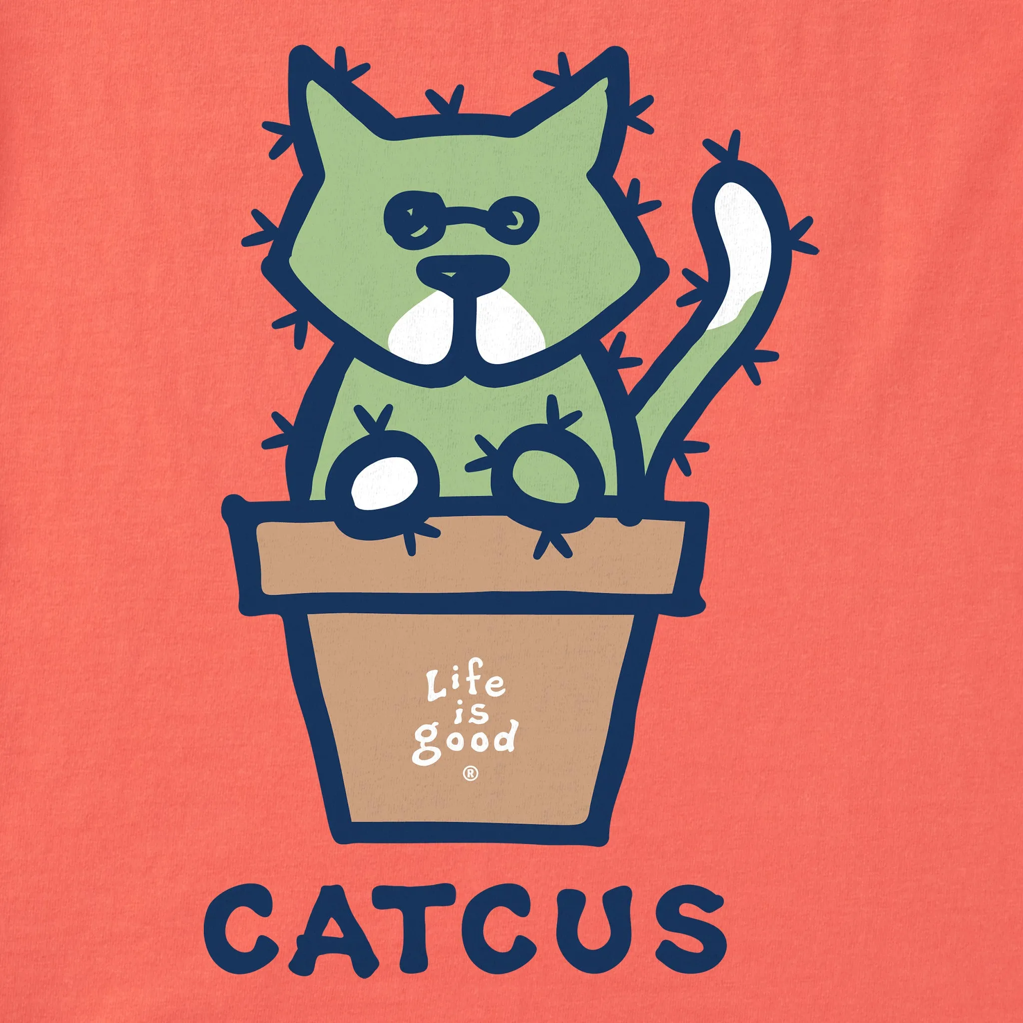 Women's Al Catcus Short Sleeve Crusher Tee Life is Good