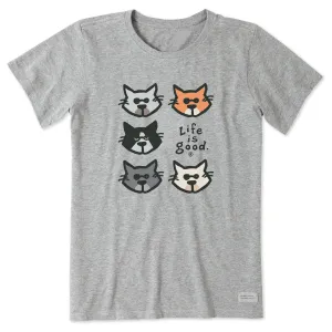 Women's Al Grid Short Sleeve Crusher Tee Life is Good