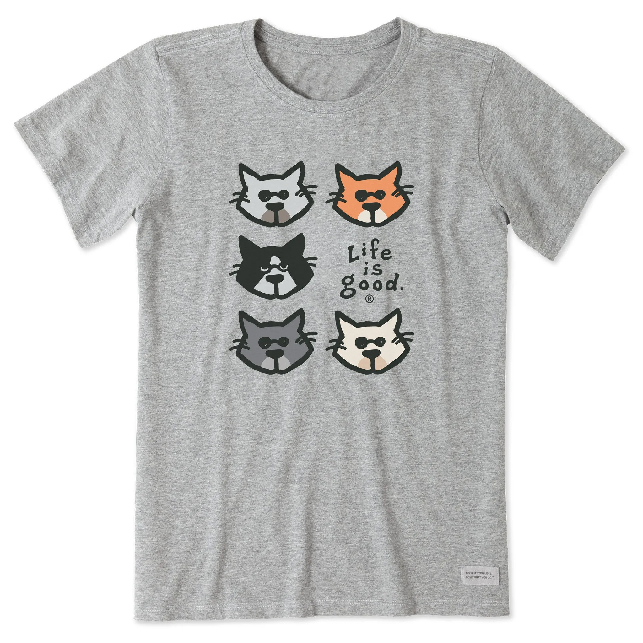 Women's Al Grid Short Sleeve Crusher Tee Life is Good