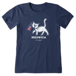 Women's Al Meowica Short Sleeve Crusher Tee Life is Good