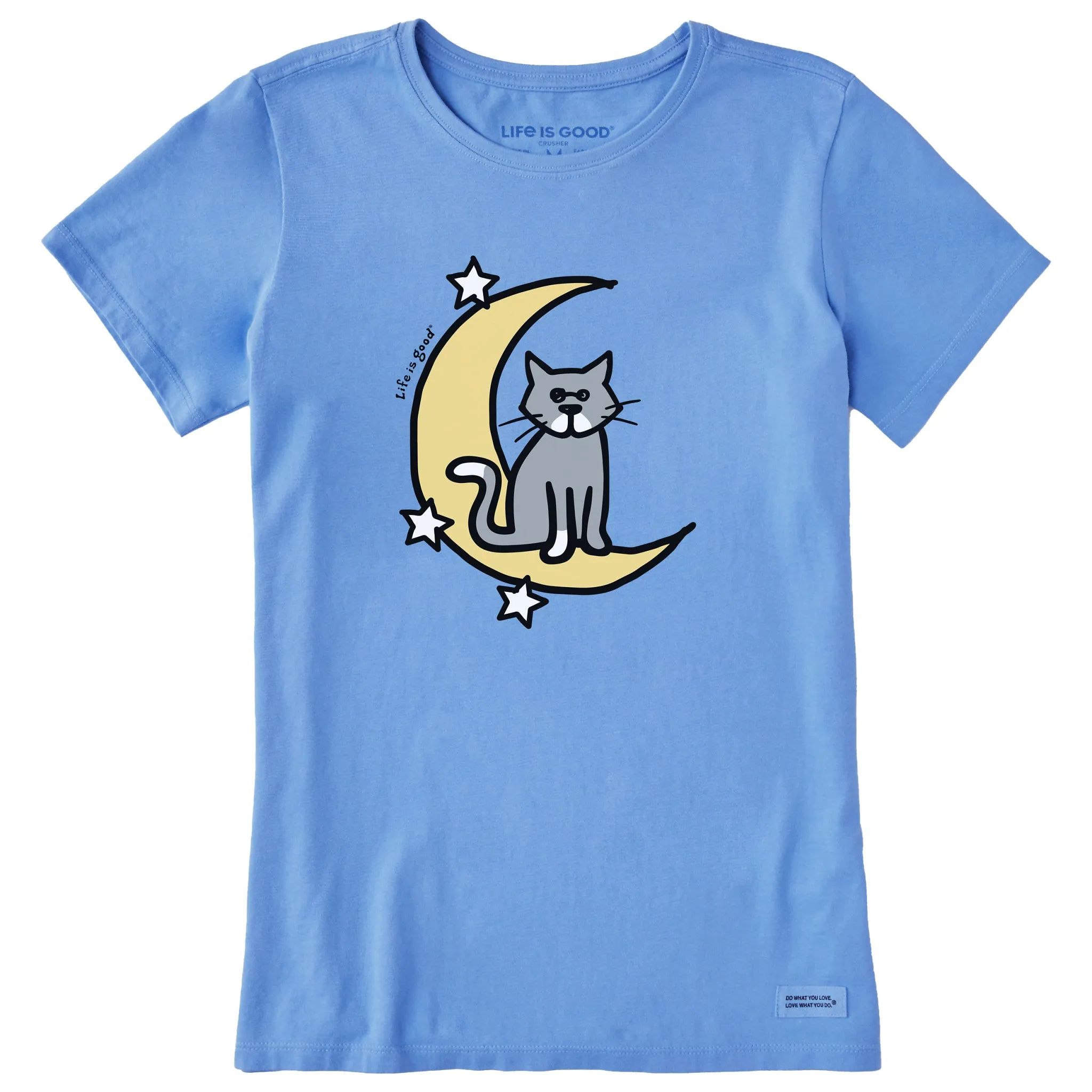 Women's Al Moon & Stars Short Sleeve Crusher Tee Life is Good