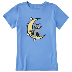 Women's Al Moon & Stars Short Sleeve Crusher Tee Life is Good
