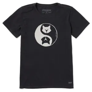 Women's Al Yin Yang Short Sleeve Crusher Tee Life is Good