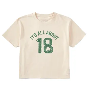Women's All About 18 Short Sleeve Crusher Boxy Tee Life is Good