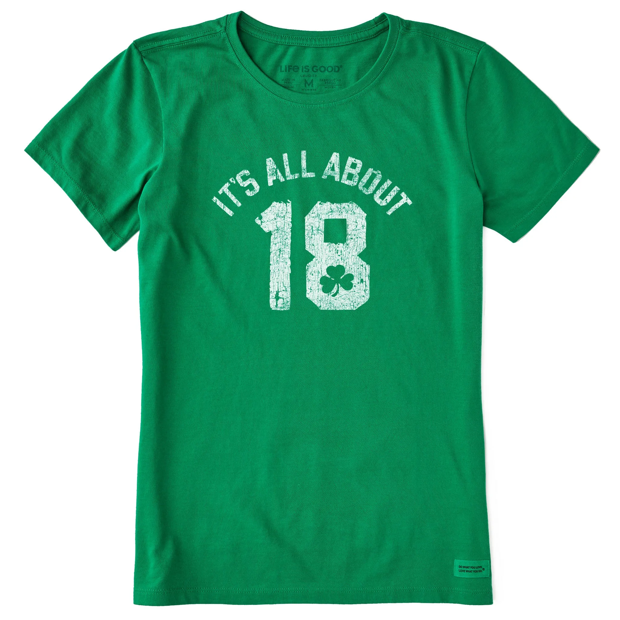 Women's All About 18 Short Sleeve Crusher Tee Life is Good
