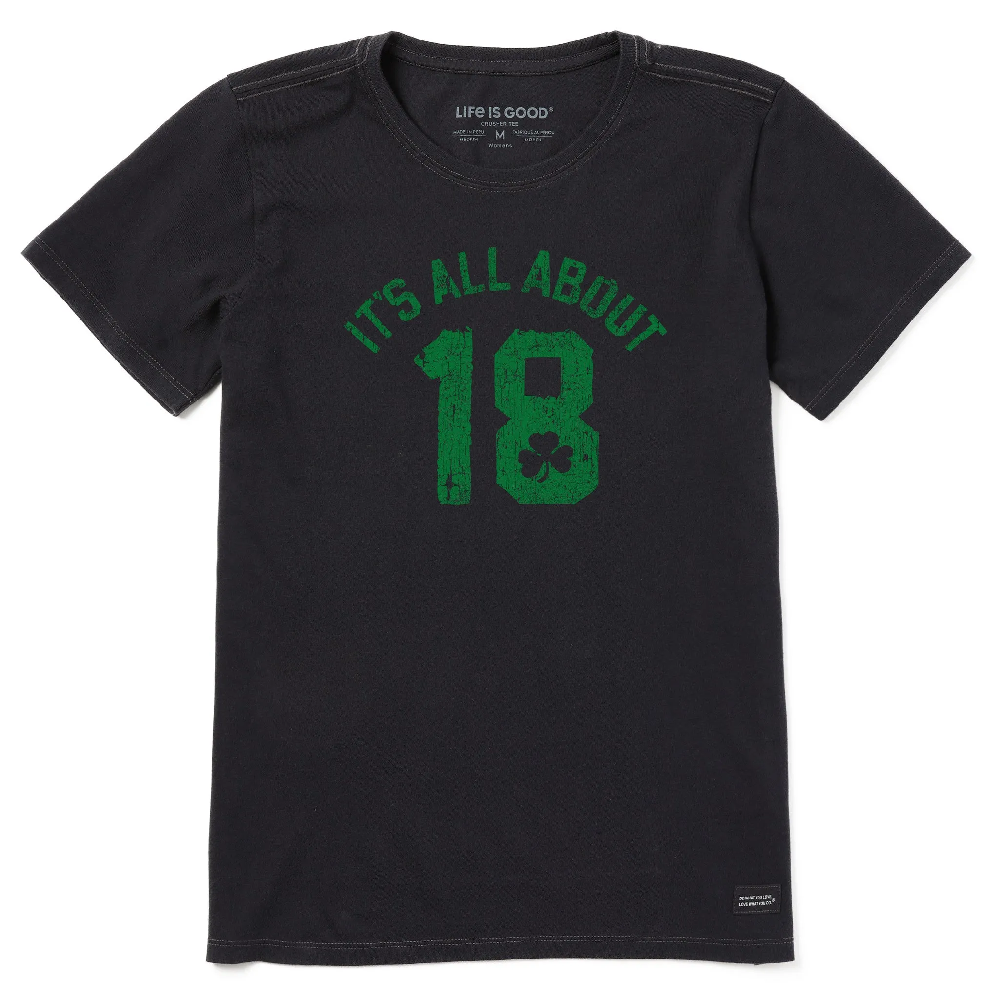 Women's All About 18 Short Sleeve Crusher Tee Life is Good
