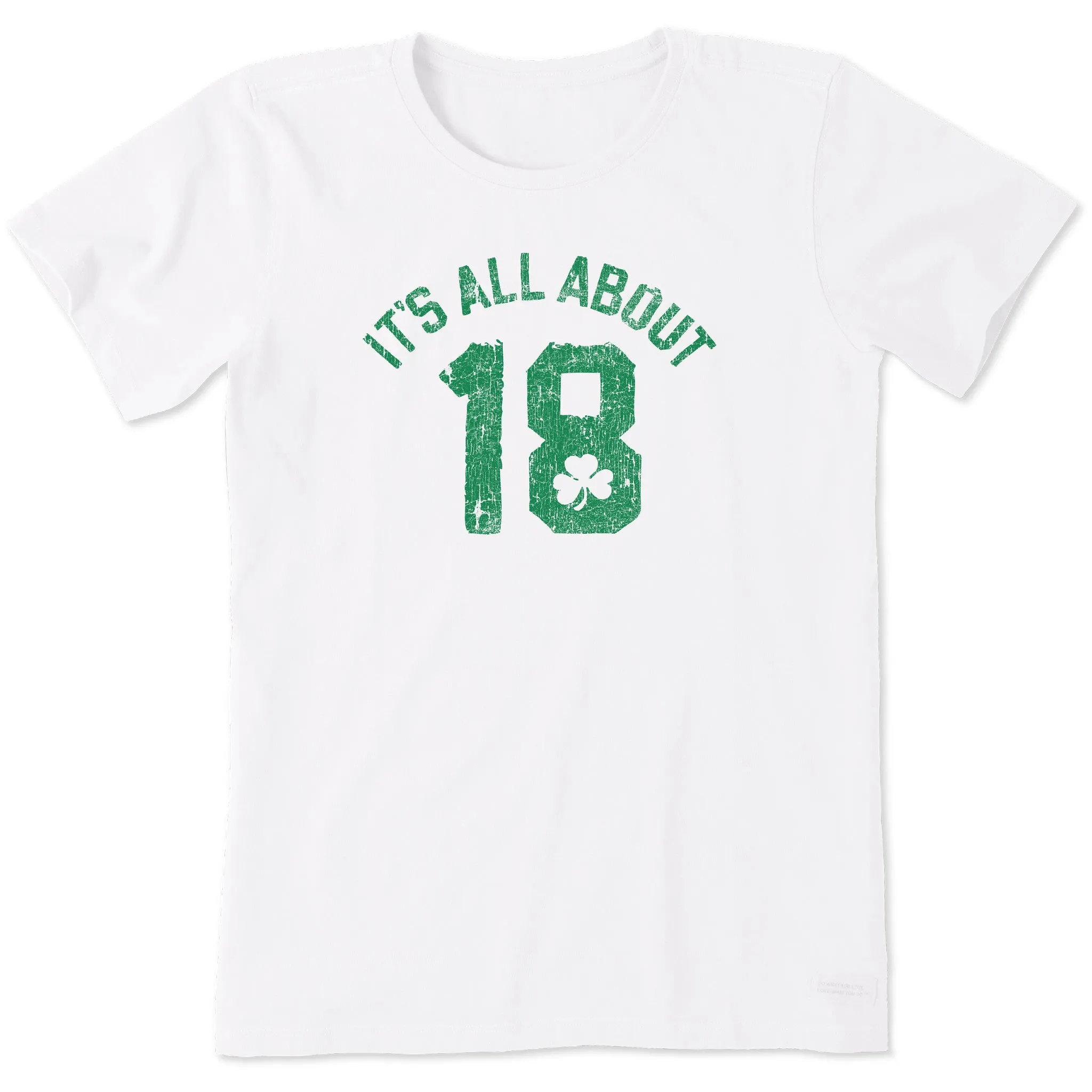 Women's All About 18 Short Sleeve Crusher Tee Life is Good