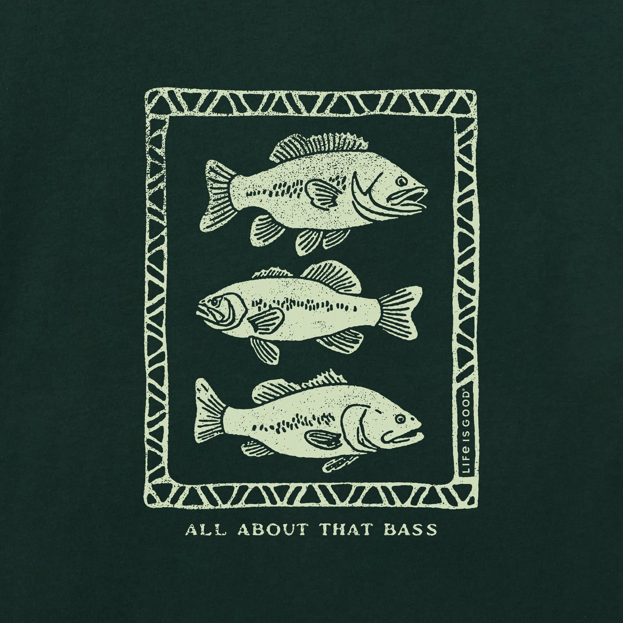 Women's All About That Bass Short Sleeve Crusher Tee Life is Good