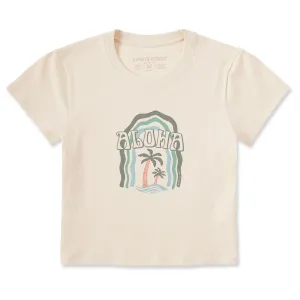 Women's Aloha Palms Crusher-LITE Shrunken Tee Life is Good
