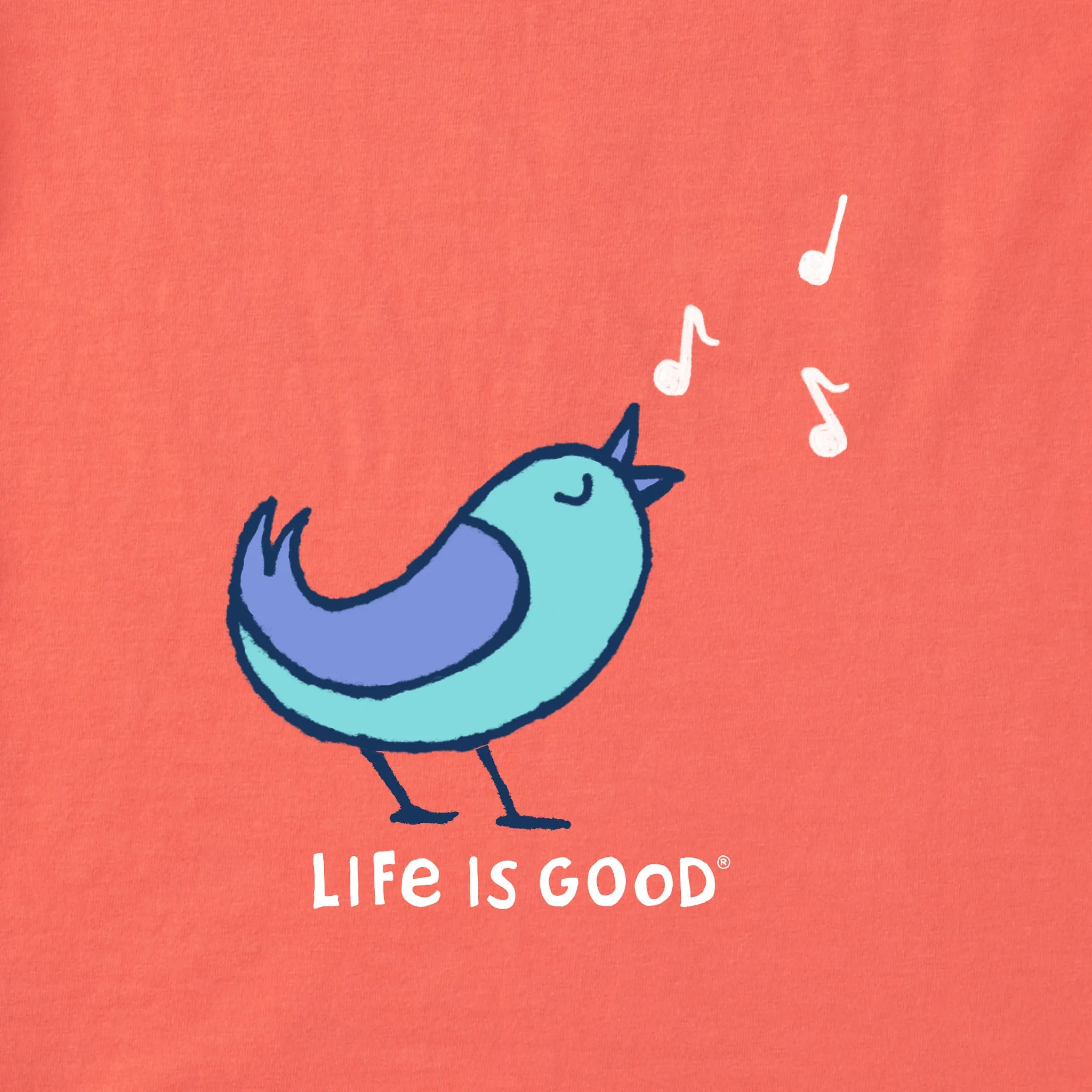 Women's Alright Bird Short Sleeve Vee Life is Good