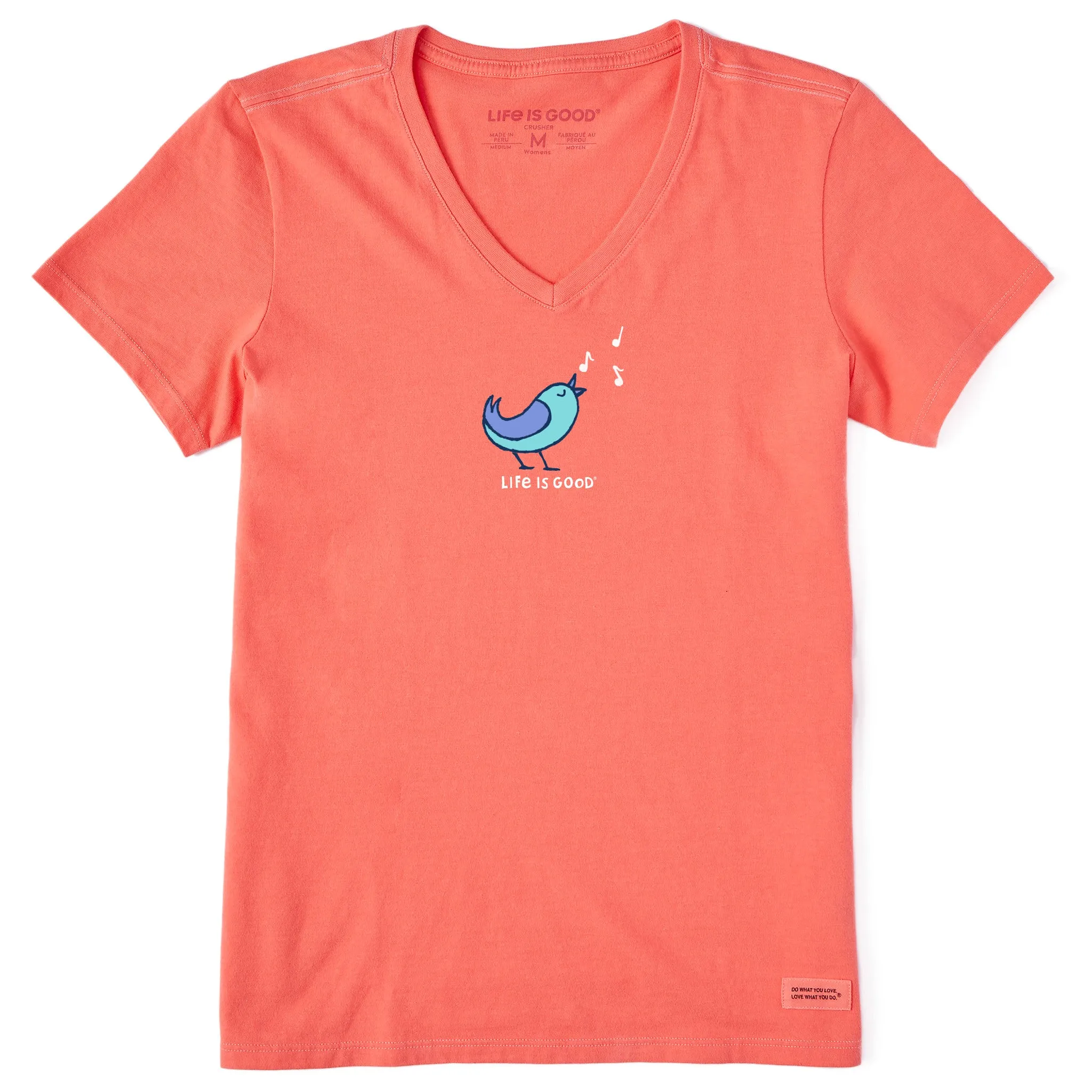 Women's Alright Bird Short Sleeve Vee Life is Good