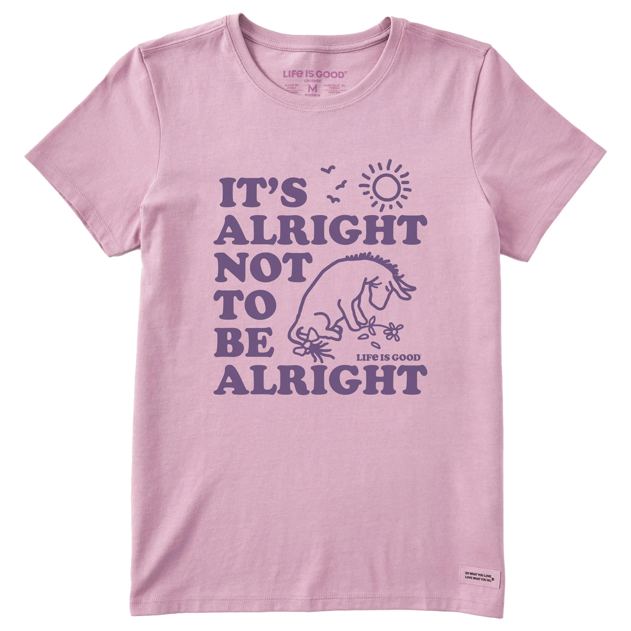 Women's Alright not to be Alright E Short Sleeve Tee Life is Good