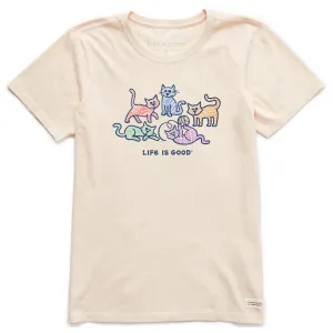 Women's Al's w Patterns Short Sleeve Crusher Tee Life is Good