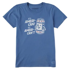 Women's Ameri-Can Short Sleeve Tee Life is Good