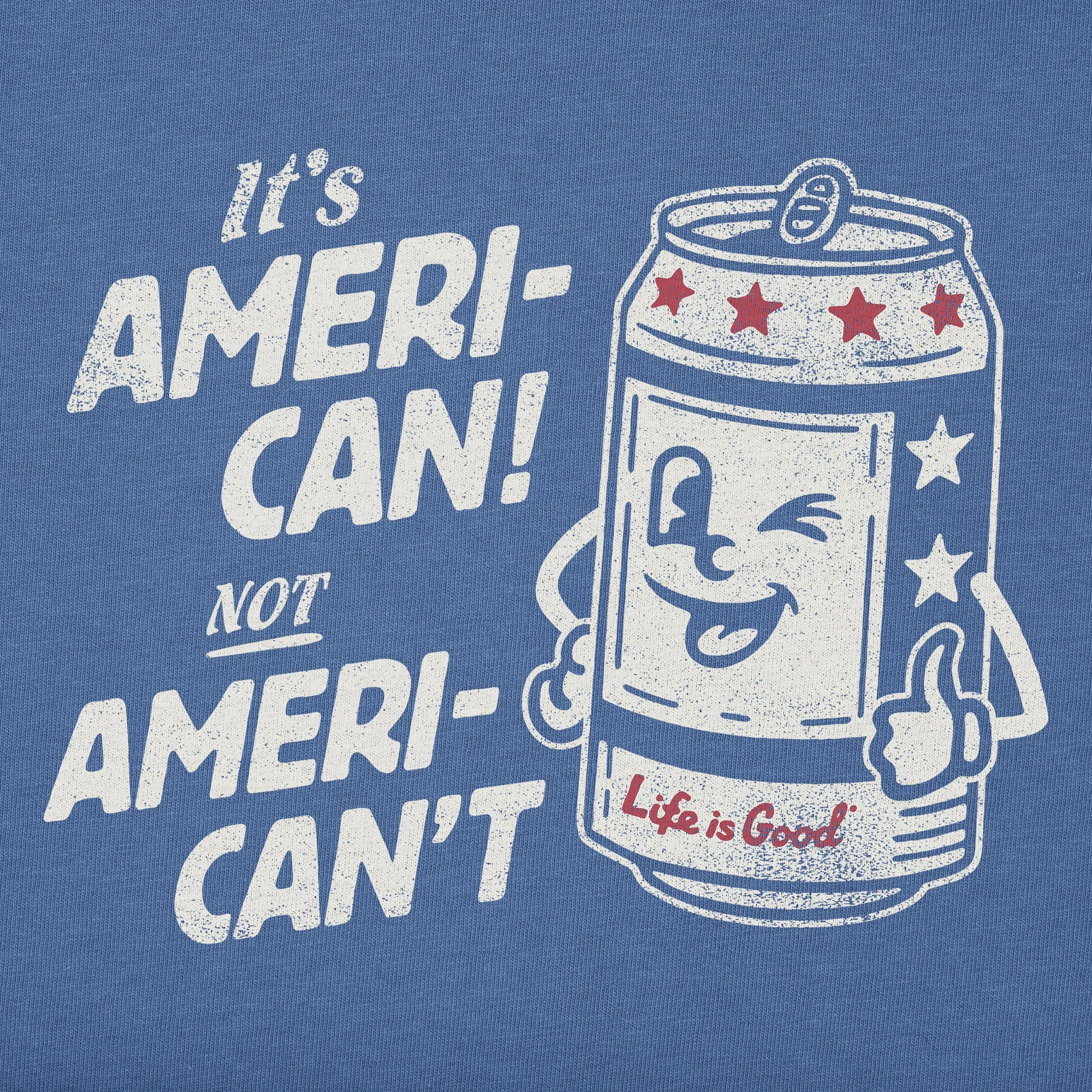 Women's Ameri-Can Short Sleeve Tee Life is Good