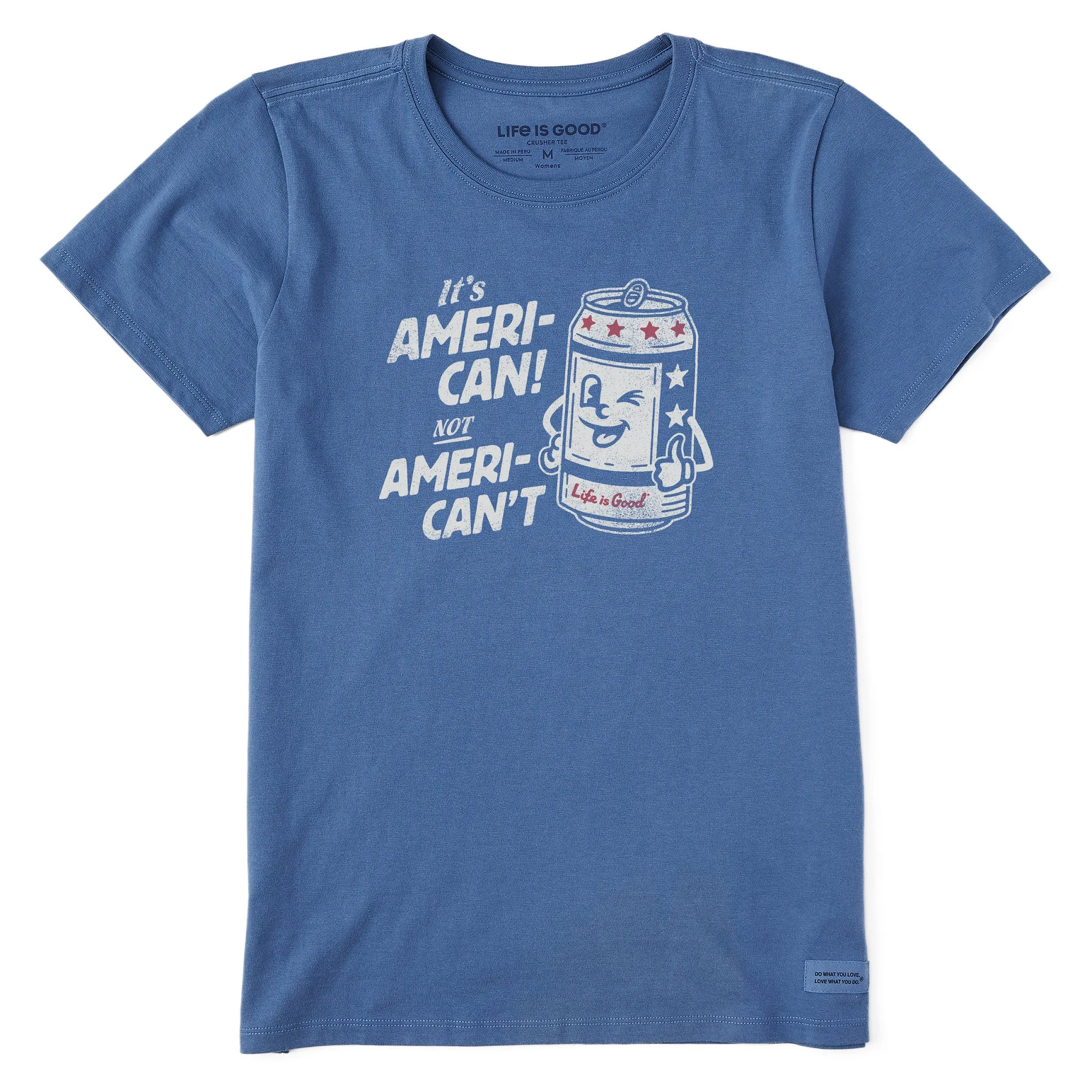 Women's Ameri-Can Short Sleeve Tee Life is Good