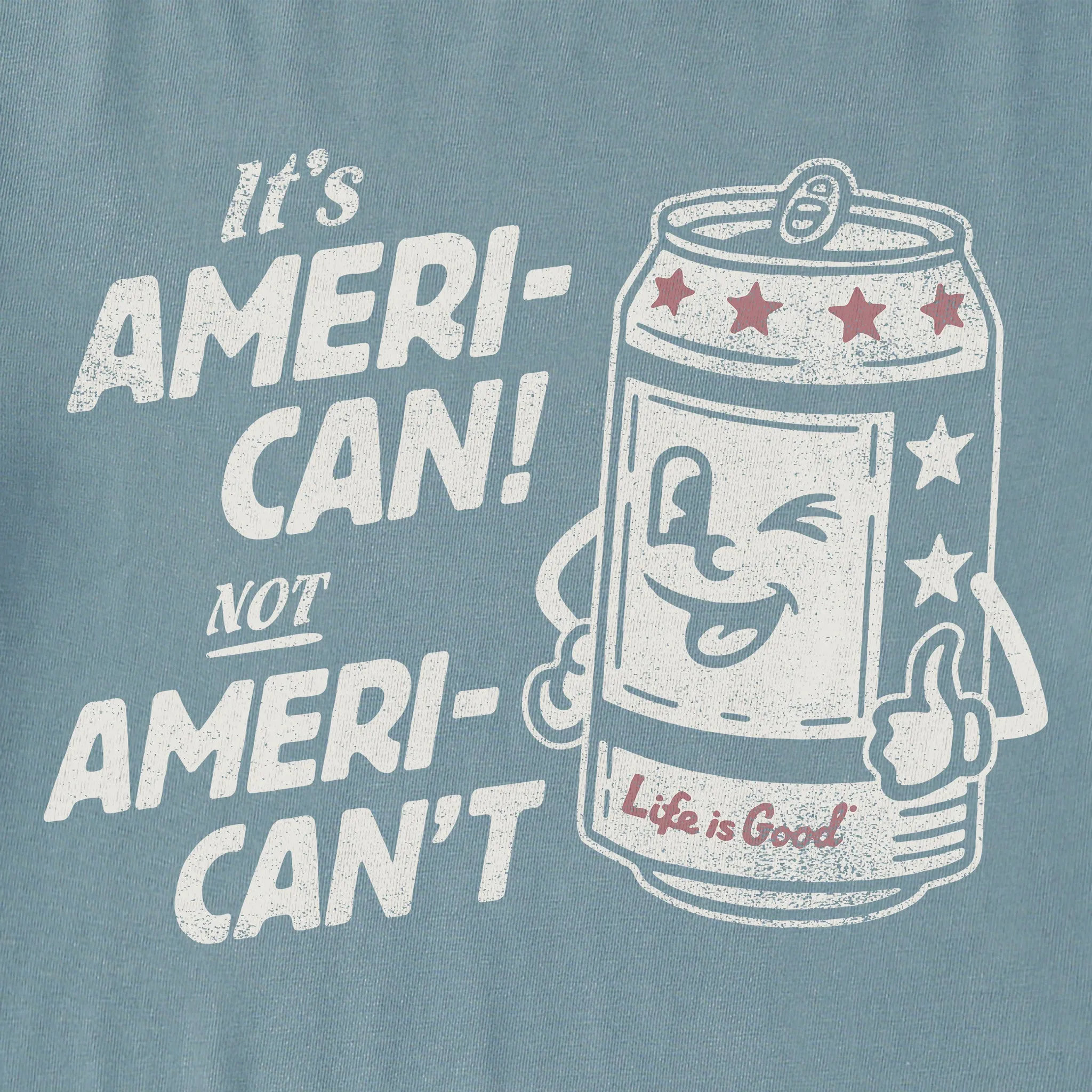 Women's Ameri-Can Short Sleeve Tee Life is Good