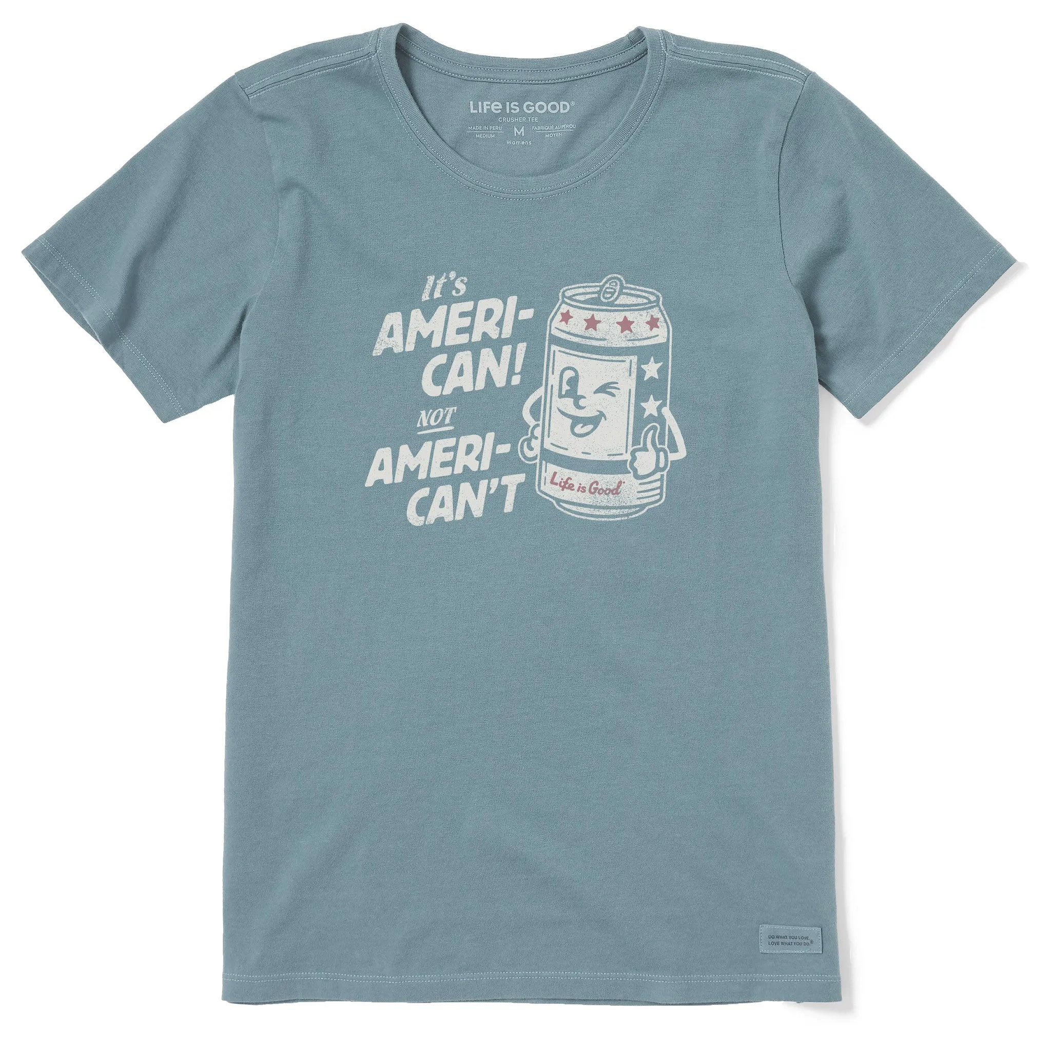 Women's Ameri-Can Short Sleeve Tee Life is Good
