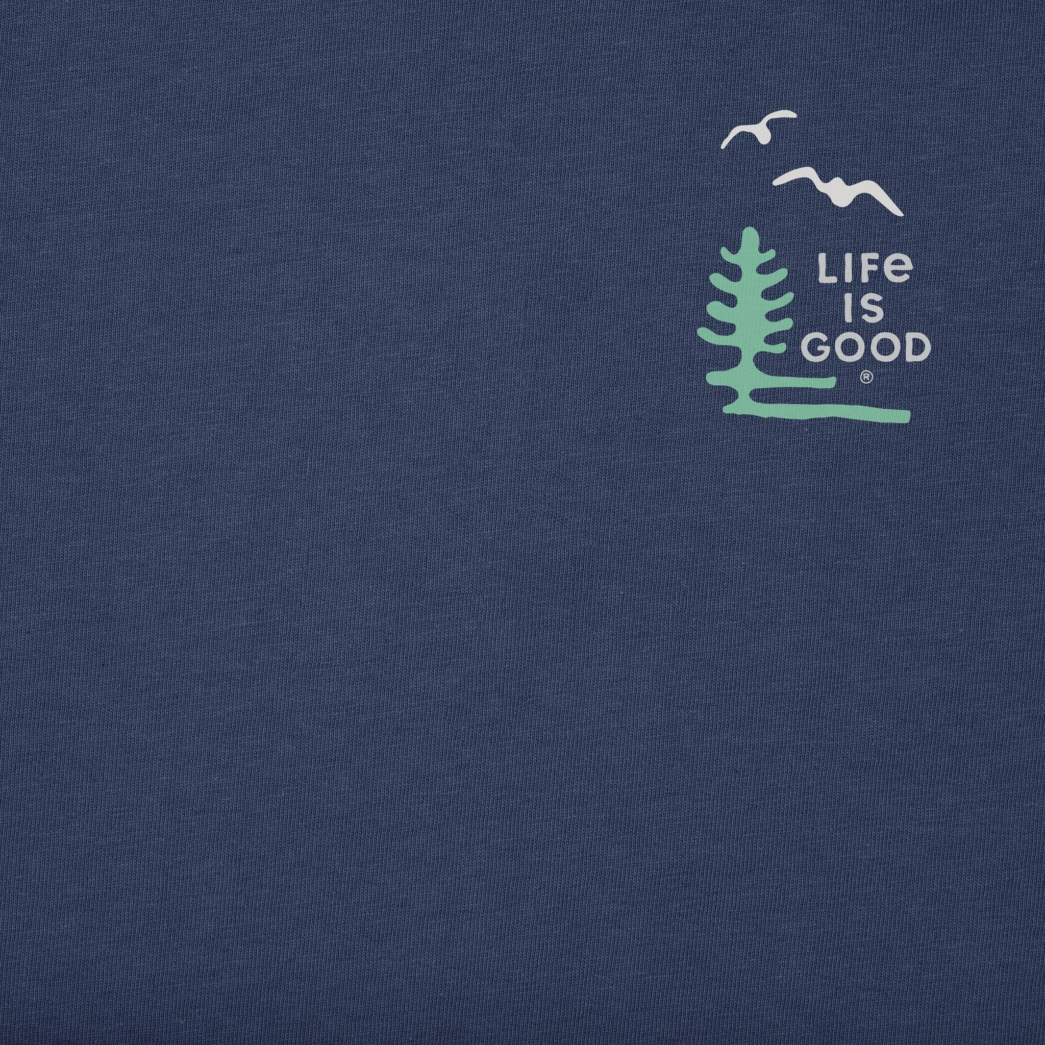 Women's America the Beautiful Short Sleeve Crusher Boxy Tee Life is Good