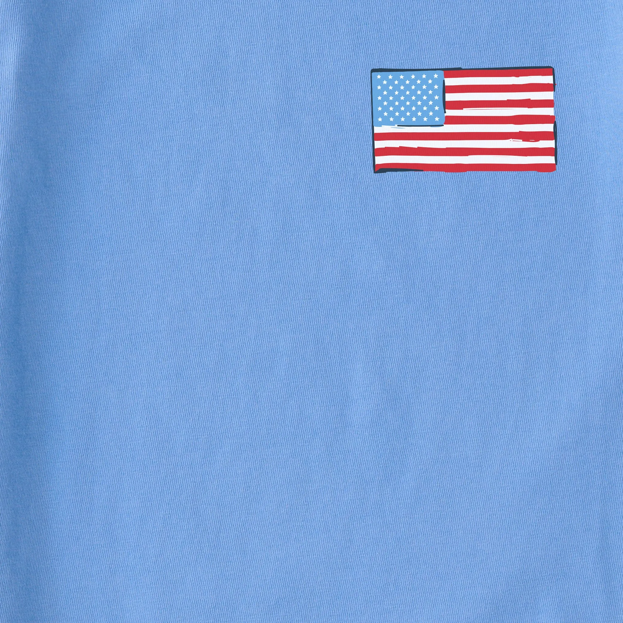 Women's America the Beautiful USA Dogs Short Sleeve Tee Life is Good