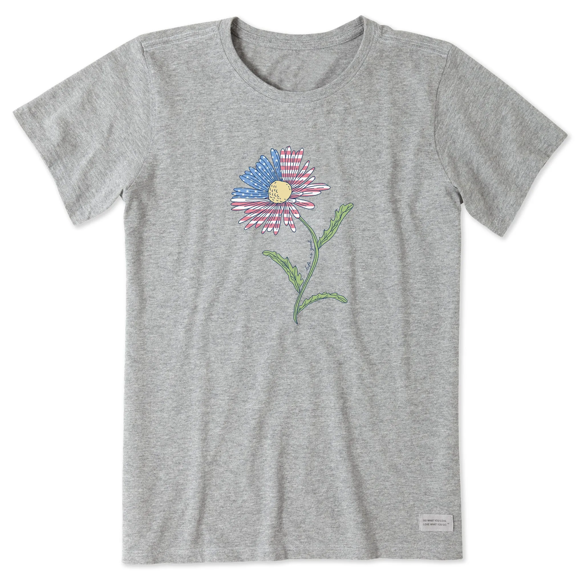Women's Americana Daisy Short Sleeve Crusher Tee Life is Good