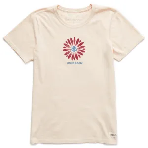 Women's Americana Daisy Short Sleeve Tee Life is Good