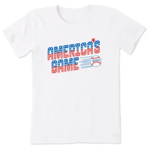 Women's America's Game Short Sleeve Tee Life is Good