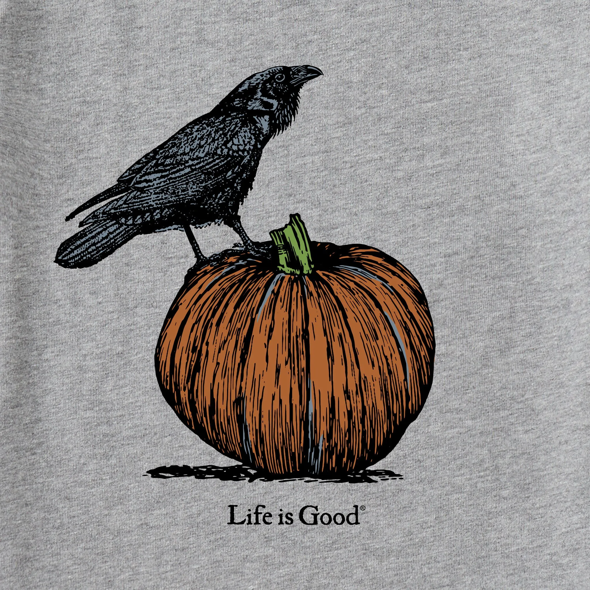 Women's Antique Raven & Pumpkin Short Sleeve Crusher Tee Life is Good
